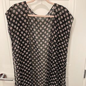 New sunflower print kimono for women size small